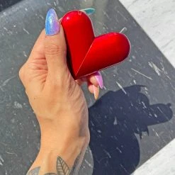 Burning Love Red Heart Lighter