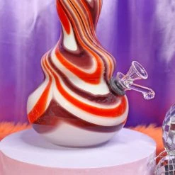 Burning Love Bongs Retro Swirl Bong 10 Burning Love Bongs Retro Swirl Bong