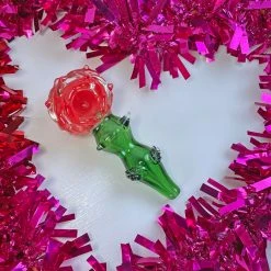 Burning Love Small Rose Bowl- Red