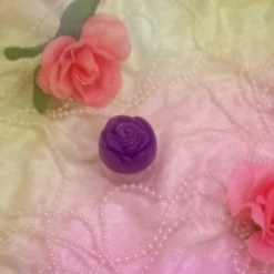 Burning Love Storage Mini Rose Jar- Purple