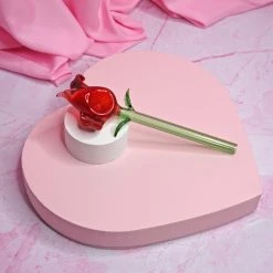 Burning Love Pipes Tulip Pipe- Red