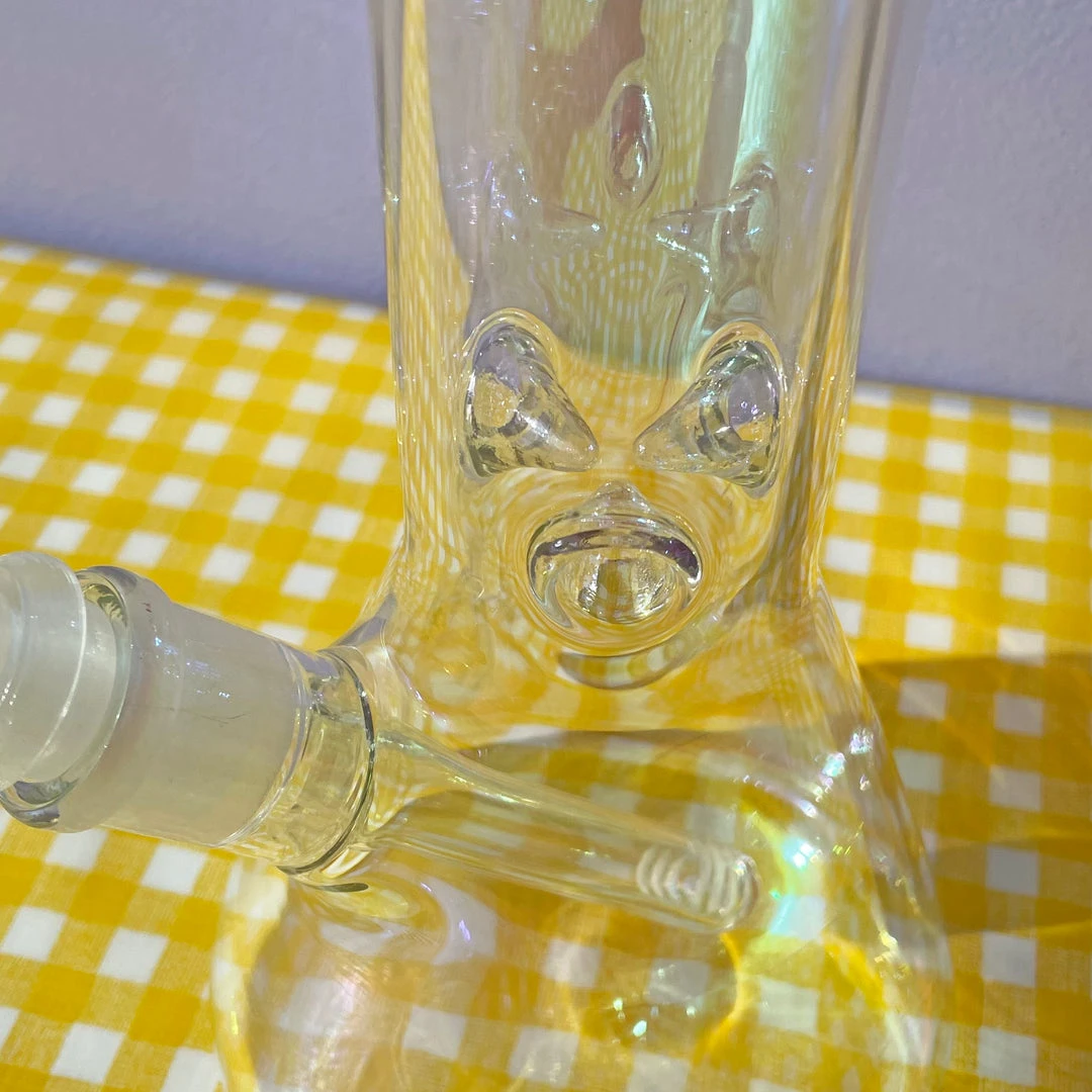 Burning Love XL Iridescent Beaker Bong 6 Burning Love XL Iridescent Beaker Bong