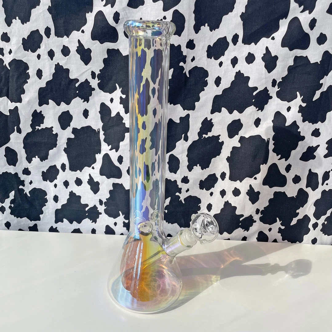 Burning Love XL Iridescent Beaker Bong 7 Burning Love XL Iridescent Beaker Bong