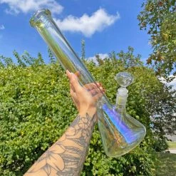 Burning Love XL Iridescent Beaker Bong