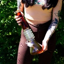 Burning Love 16" Daaaaamn! The Bong- Amber 13 Burning Love 16