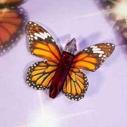 Burning Love Pipes Crystal Pipe- Amber