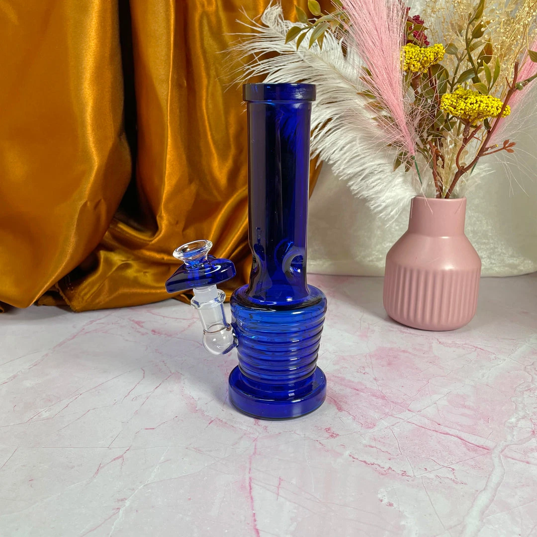 Burning Love Blue Groovy Heart Bong Bongs 3 Burning Love Blue Groovy Heart Bong Bongs