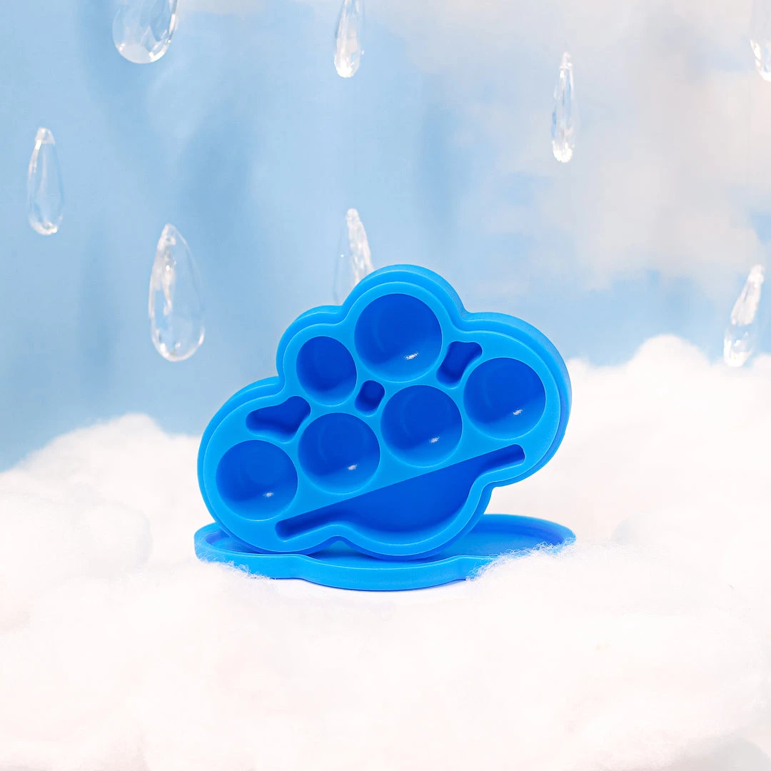 Burning Love Storage Cloud Silicone Container- Blue 4 Burning Love Storage Cloud Silicone Container- Blue