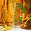 Burning Love Bubble Vase Water Pipe- Green Bongs