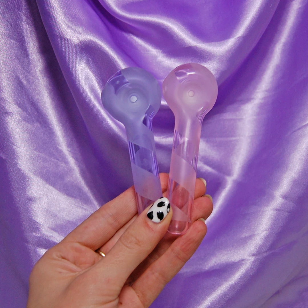 Shop Burning Love Candy Cane Pipe- Pink Pipes 4 Shop Burning Love Candy Cane Pipe- Pink Pipes