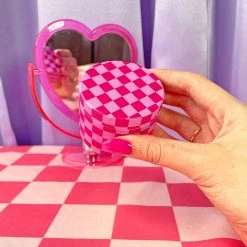 Burning Love Pink Checkerboard Grinder 24 Burning Love Pink Checkerboard Grinder