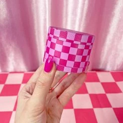 Burning Love Pink Checkerboard Grinder 22 Burning Love Pink Checkerboard Grinder