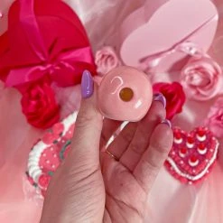 Burning Love Chill Pill Pipe- Pink 15 Burning Love Chill Pill Pipe- Pink