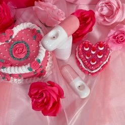Burning Love Chill Pill Pipe- Pink 13 Burning Love Chill Pill Pipe- Pink
