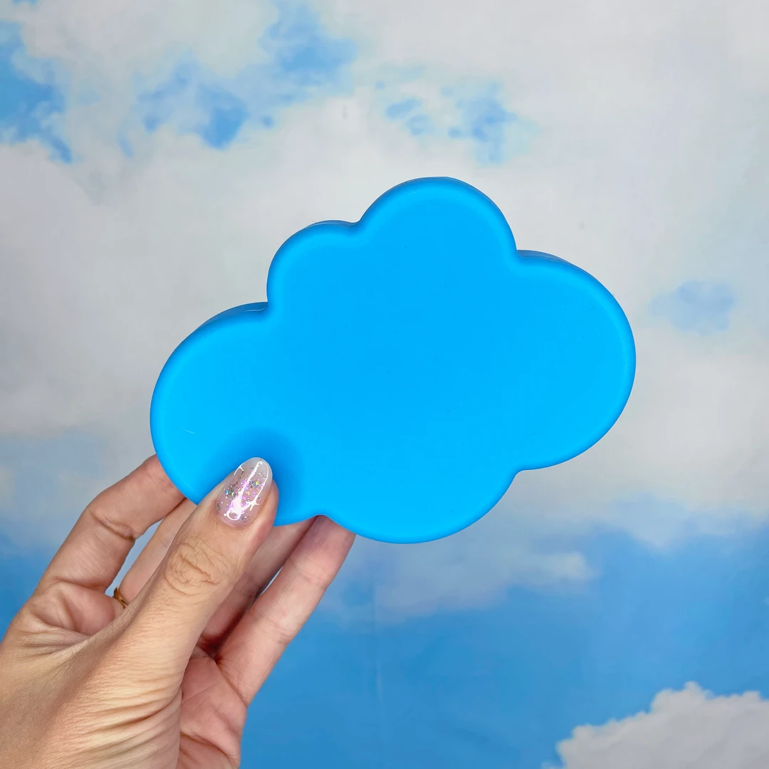 Burning Love Storage Cloud Silicone Container- Blue 12 Burning Love Storage Cloud Silicone Container- Blue