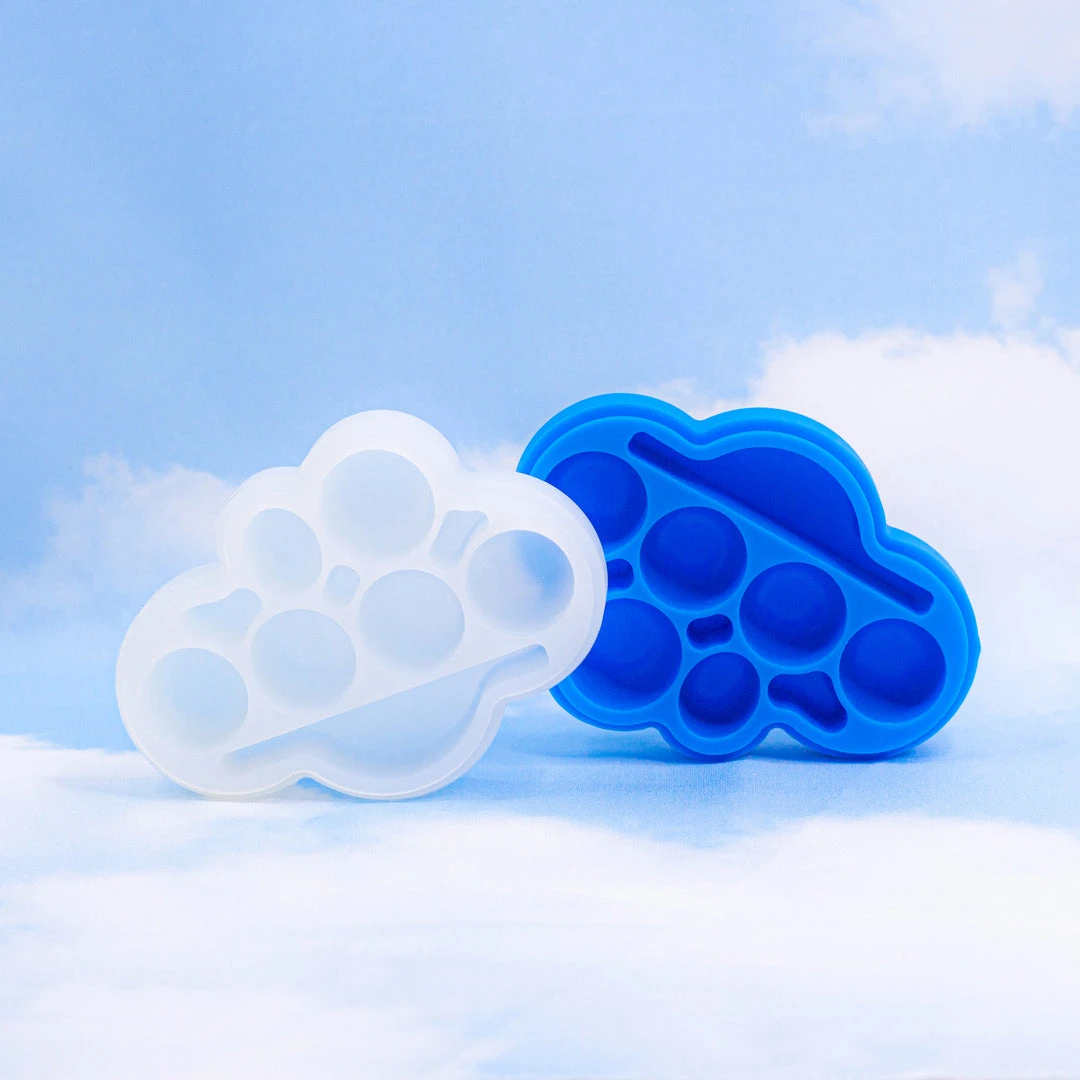 Burning Love Cloud Silicone Container- White 6 Burning Love Cloud Silicone Container- White