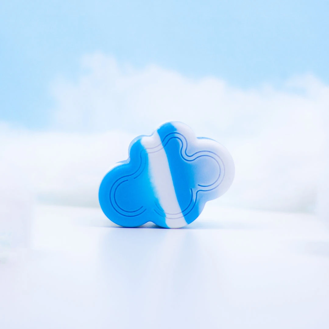Burning Love Cloud Silicone Container- Tie Dye 3 Burning Love Cloud Silicone Container- Tie Dye
