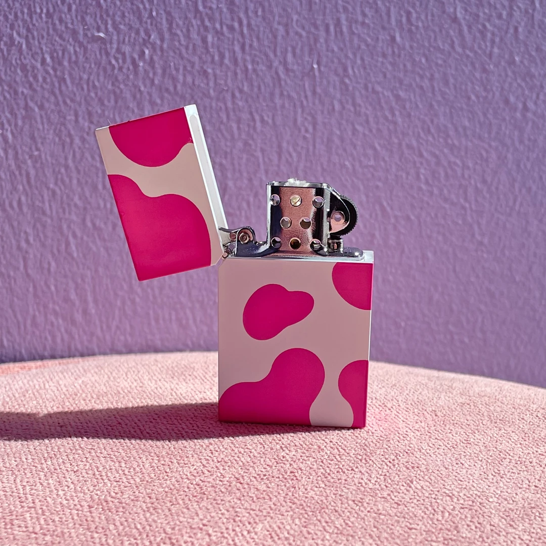 Burning Love Accessories Pink Cow Lighter 8 Burning Love Accessories Pink Cow Lighter