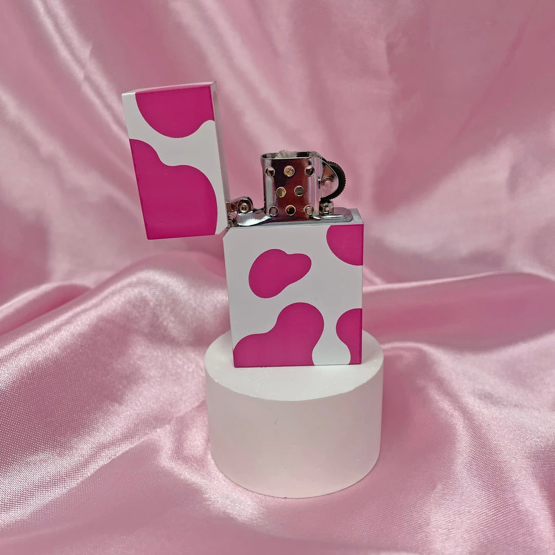 Burning Love Accessories Pink Cow Lighter 4 Burning Love Accessories Pink Cow Lighter