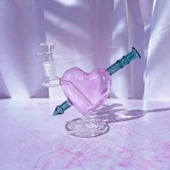 Burning Love Bongs Pink Cupid's Heart Bong
