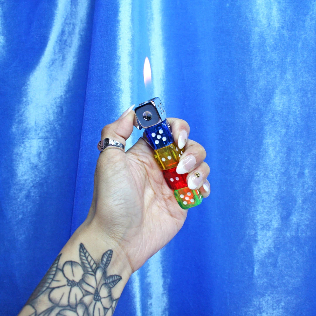 Burning Love Lighters Light Up Dice Lighter 4 Burning Love Lighters Light Up Dice Lighter