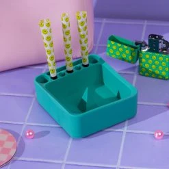 Burning Love Teal Silicone Debowler Ash Tray 11 Burning Love Teal Silicone Debowler Ash Tray