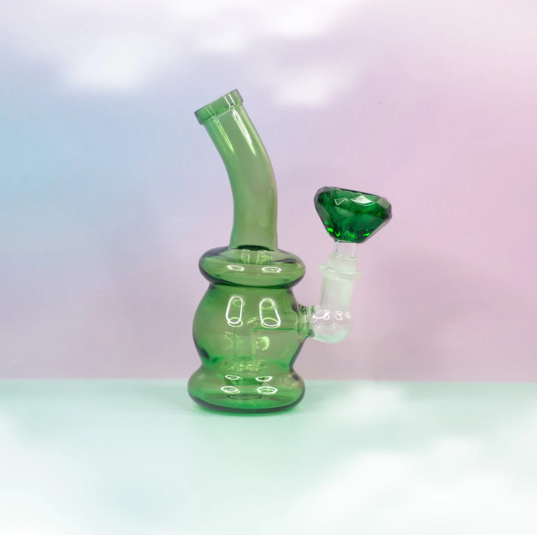 Burning Love Diamond In The Rough Water Pipe- Emerald 4 Burning Love Diamond In The Rough Water Pipe- Emerald