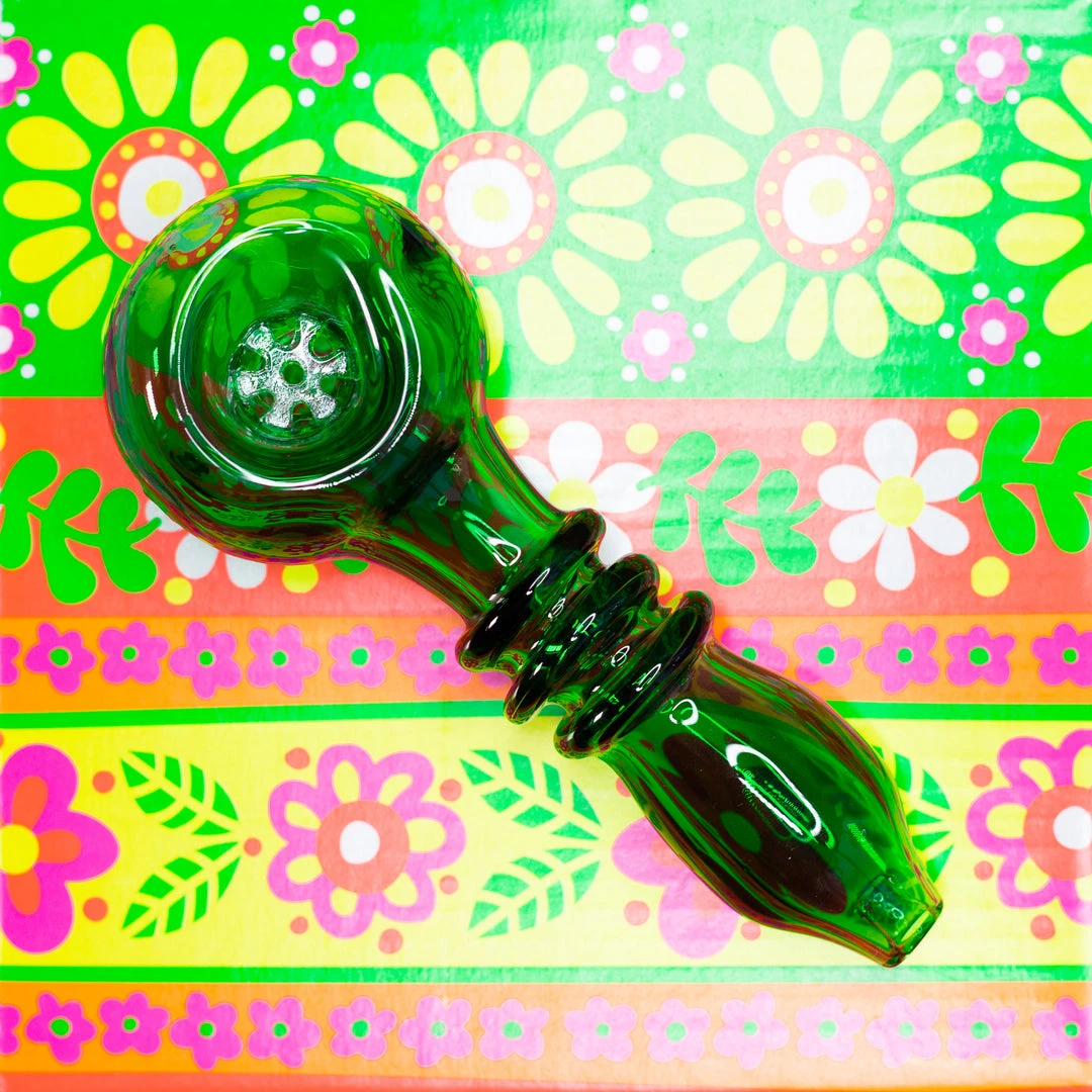 Shop Burning Love Pipes Built-In Filter Pipe- Green 5 Shop Burning Love Pipes Built-In Filter Pipe- Green