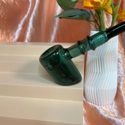 Burning Love Pipes Teal Hammer Pipe