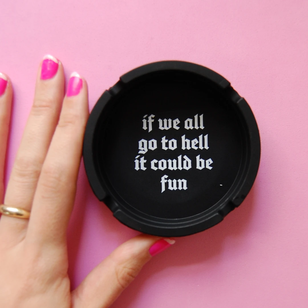 Burning Love Hell Ash Tray Ash Trays 9 Burning Love Hell Ash Tray Ash Trays