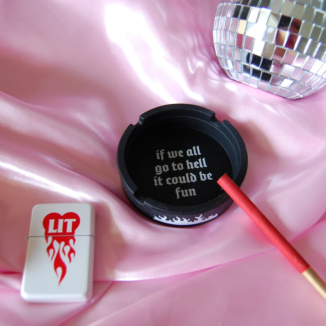 Burning Love Hell Ash Tray Ash Trays 5 Burning Love Hell Ash Tray Ash Trays