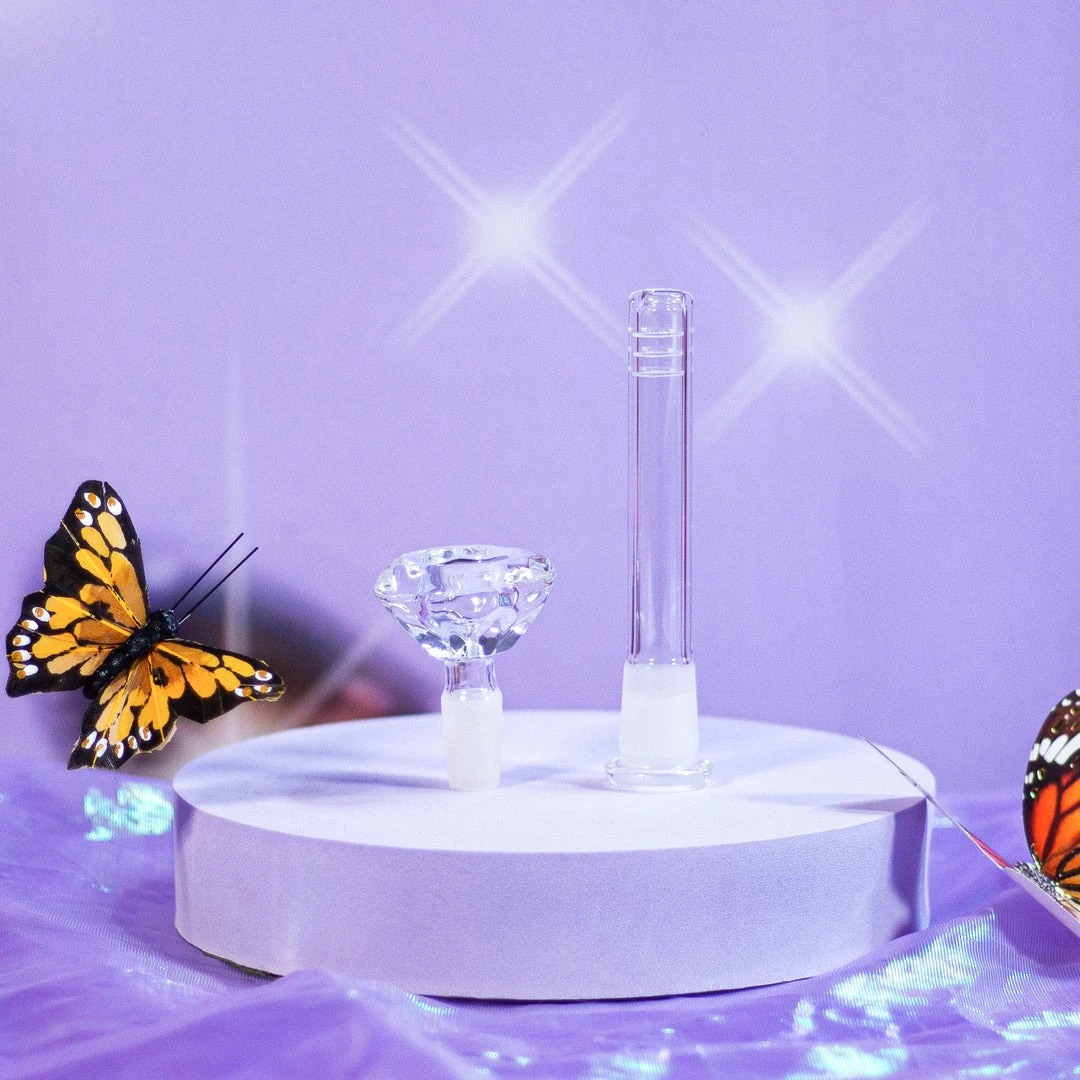 Burning Love Bongs 18" Sparkling Diamond Bong 10 Burning Love Bongs 18" Sparkling Diamond Bong