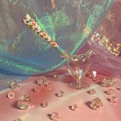 Burning Love Mini Heart Bubbler- Iridescent 11 Burning Love Mini Heart Bubbler- Iridescent