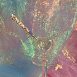 Burning Love Mini Heart Bubbler- Iridescent 12 Burning Love Mini Heart Bubbler- Iridescent