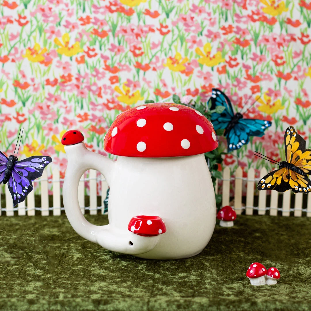 Shop Burning Love Mushroom Mug Pipe 4 Shop Burning Love Mushroom Mug Pipe