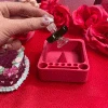 Burning Love Pink Silicone Debowler Ash Tray 2 Burning Love Pink Silicone Debowler Ash Tray