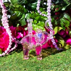 Burning Love Elephant Bong- Pink