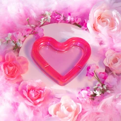 Burning Love Pink Heart Ash Tray