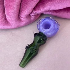 Burning Love Small Rose Bowl- Purple