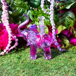 Burning Love Elephant Bong- Purple