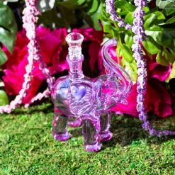 Burning Love Elephant Bong- Purple