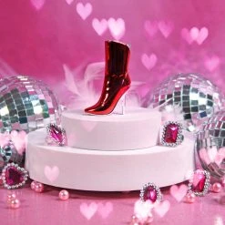 Burning Love Lighters Fancy Boot Lighter- Red