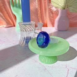 Burning Love Bongs Regal Gem Water Pipe- Sapphire