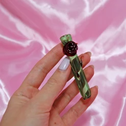 Burning Love Rose One Hitter Pipes