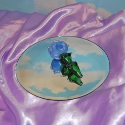 Burning Love Small Rose Bowl- Pastel Pipes