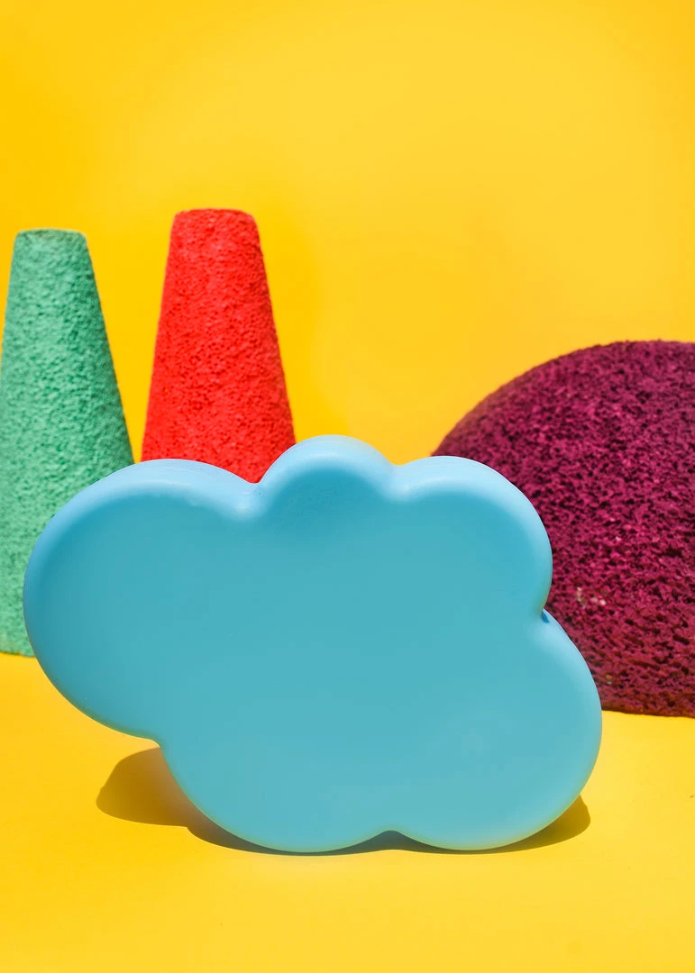 Burning Love Storage Cloud Silicone Container- Blue 9 Burning Love Storage Cloud Silicone Container- Blue