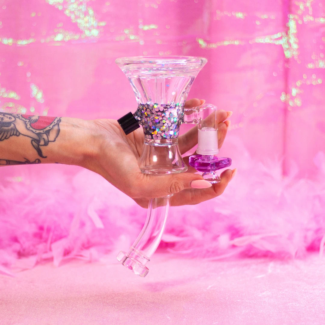 Burning Love Limited Too Bong- Holo Glitter 5 Burning Love Limited Too Bong- Holo Glitter