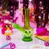 Burning Love Bongs Smiley Mini Bong- Slime Green 1 Burning Love Bongs Smiley Mini Bong- Slime Green