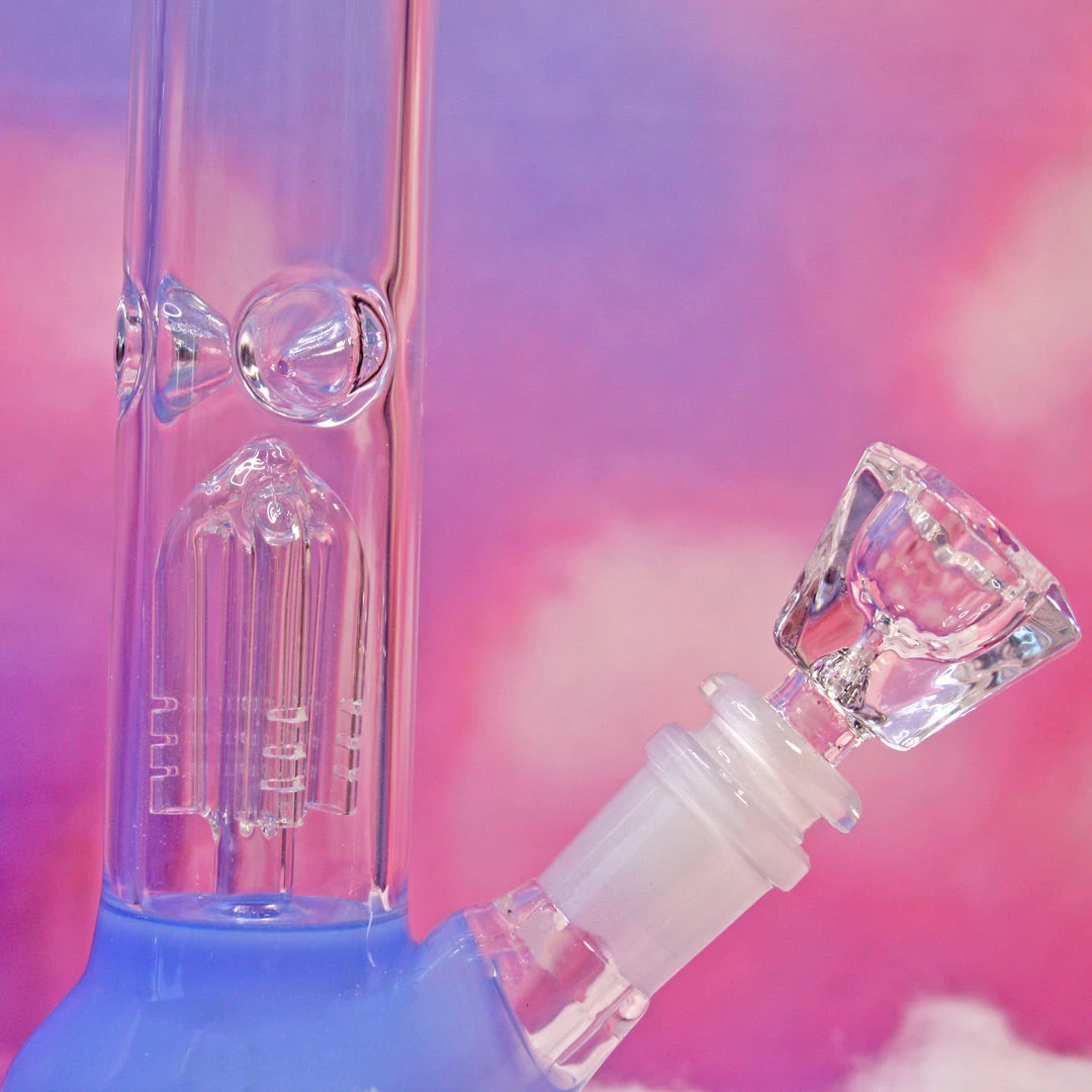 Burning Love Bongs Ice Ice Baby Water Pipe- Periwinkle 4 Burning Love Bongs Ice Ice Baby Water Pipe- Periwinkle