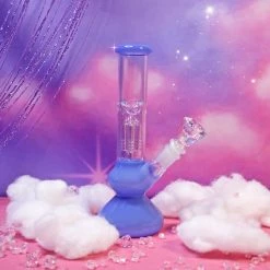 Burning Love Bongs Ice Ice Baby Water Pipe- Periwinkle 9 Burning Love Bongs Ice Ice Baby Water Pipe- Periwinkle